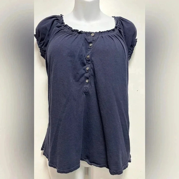 J.Crew Short-sleeve button-up shirt Navy Blue - Picture 1 of 3